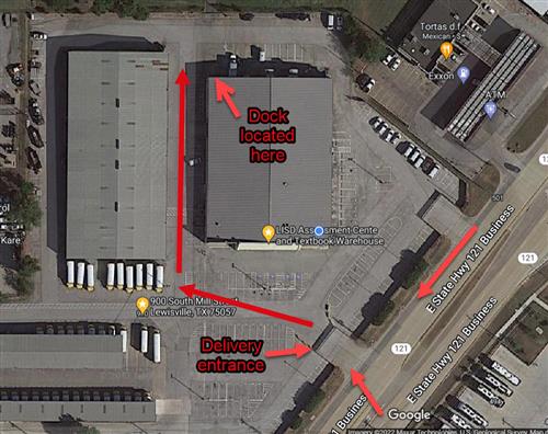Dock and entrance location